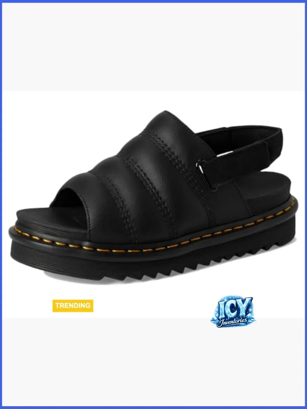Kole Slide Sandal with Buckle Closure - Lightweight & Padded